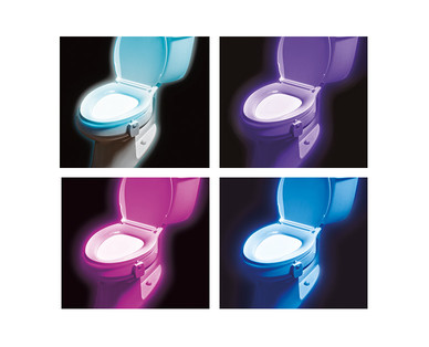 Easy Home Motion-Activated LED Toilet Bowl Night Light