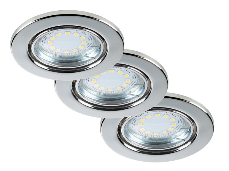 LED Recessed Lights, 3 pieces