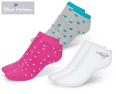Blue Motion Sneaker-Socken, 3 Paar
