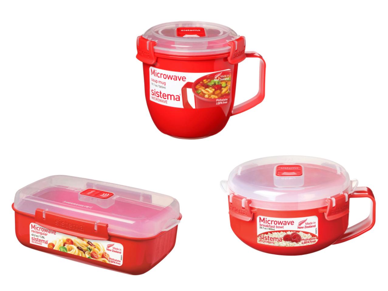 Microwavable Food Storage Containers