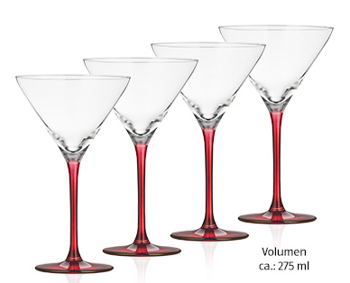 Cocktail-Gläser-Sortiment, 4er-Set