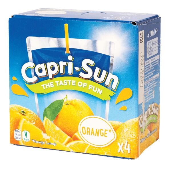Capri-Sun orange, 4 pcs