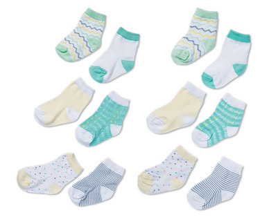 L&D 6-Pack Baby Socks