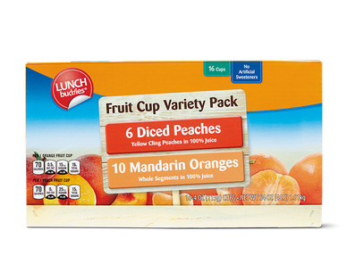 Lunch Buddies Fruit Bowls Variety Pack