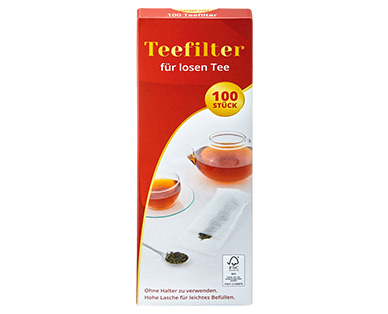 Teefilter, 100 Stück
