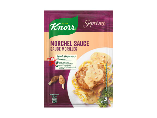 Sauce aux morilles Knorr