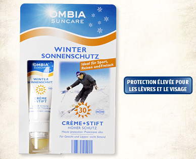 Protection solaire spécial hiver OMBIA SUNCARE