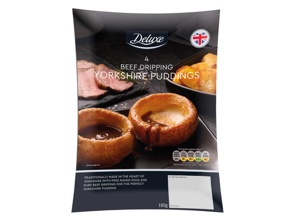 4 Beef Dripping Yorkshire Puddings