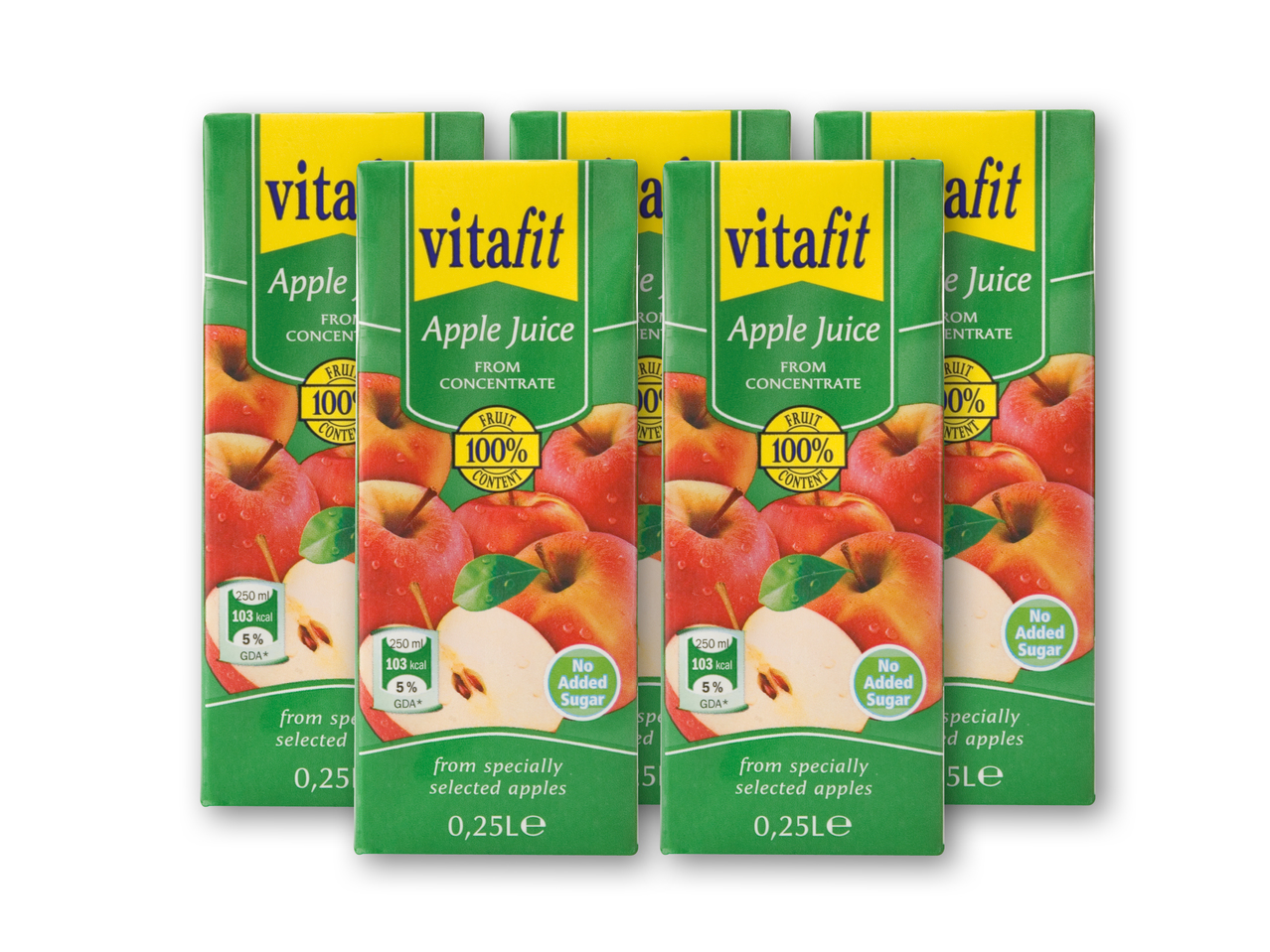 VITAFIT Æblejuice 5-pak