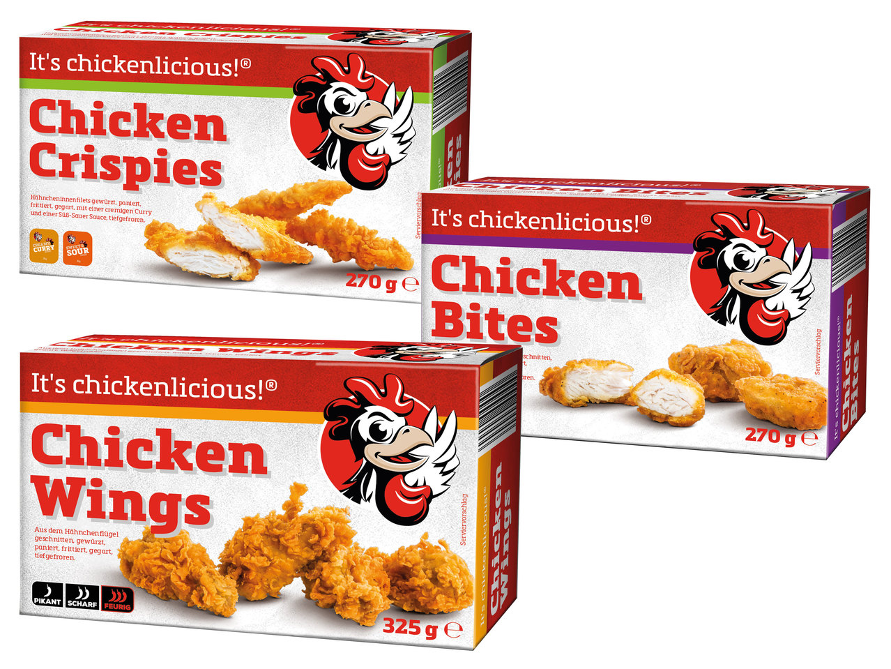 Chicken Bites/Chicken Crispies oder Chicken Wings