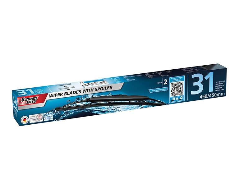 ULTIMATE SPEED Wiper Blades with Spoiler