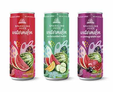 Nature's Nectar Sparkling Watermelon Juice 4-Pack Assorted varieties