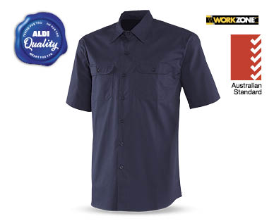 Men's Hi-Vis Work Shirt – Short Sleeve