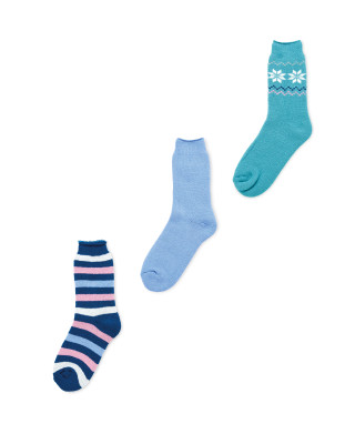 Avenue Footbed Ladies 5-Pack Socks