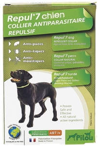 Collier anti parasitaire répulsif pour chien ou chat