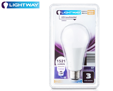 LIGHTWAY(R) LED-Birne/-Kerze/-­Tropfen, dimmbar