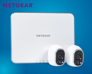 NETGEAR Arlo Smart Home – Kabelloses Sicherheitssystem mit 2 HD-Kameras (VMS 3230)