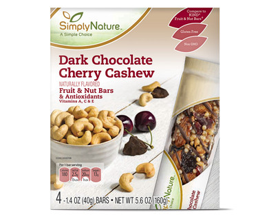 SimplyNature Fruit & Nut Bars