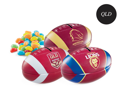 FOOTY TIN WITH JELLY BEANS 50G