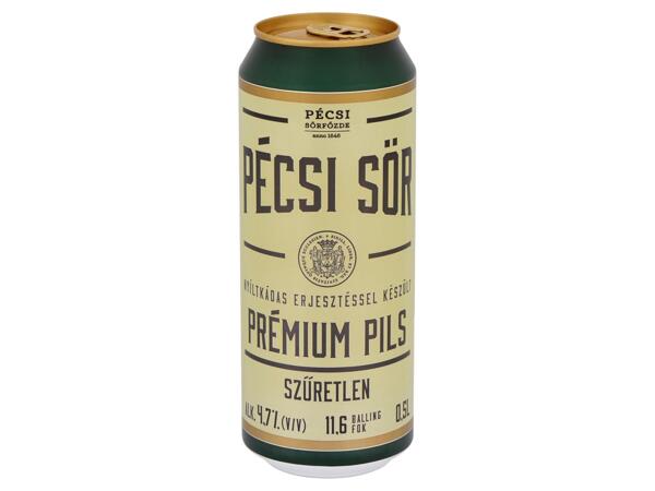 Prémium szűretlen Pils / Lager sör