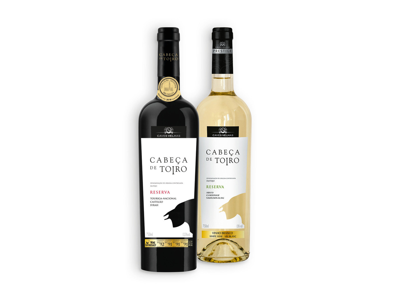 CABEÇA DE TOIRO(R) Vinho Tinto / Branco DOC Tejo Reserva