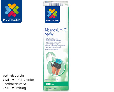 MULTINORM Magnesium-Öl Spray