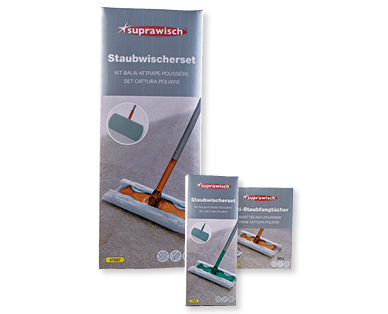 SUPRAWISCH(R) Staubwischer-Set/Staubfangtücher