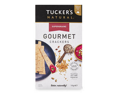 Tucker's Natural Gourmet Crackers 100g/110g