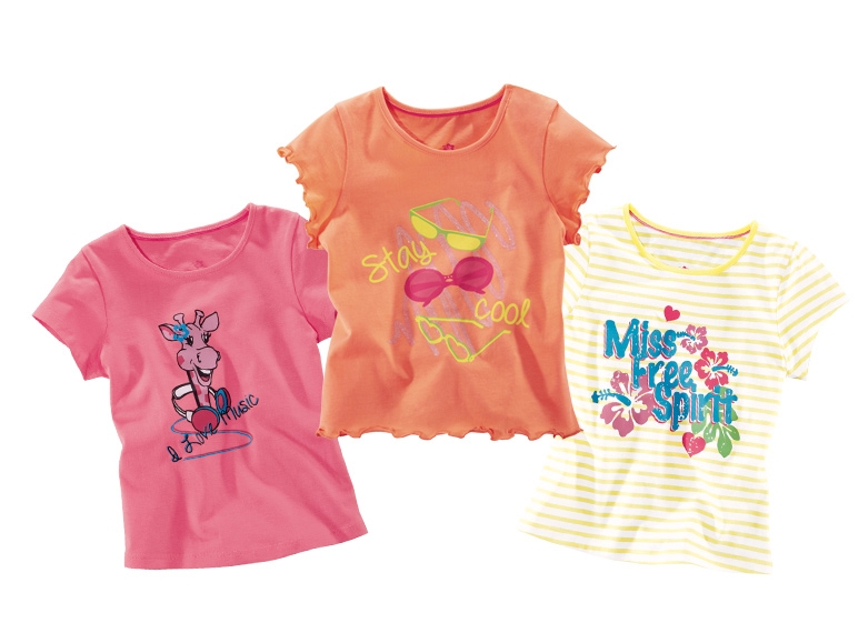3 tee-shirts fille