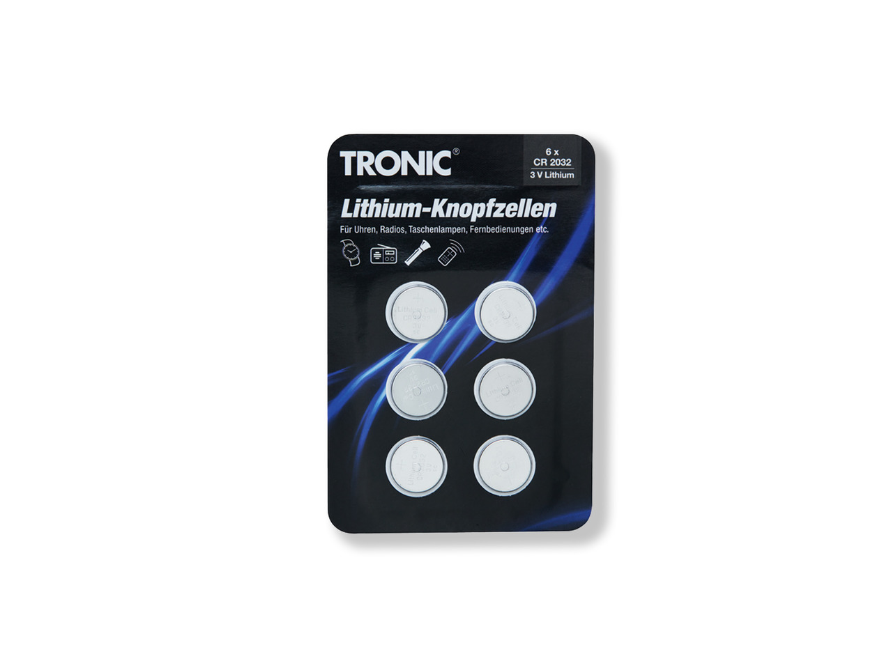 TRONIC(R) Knapcellebatterier