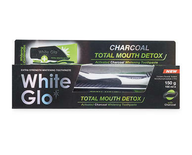 White Glo Charcoal Toothpaste Kit