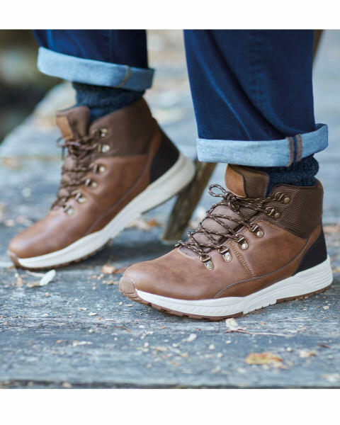 Avenue Men's Brown Comfort Boots