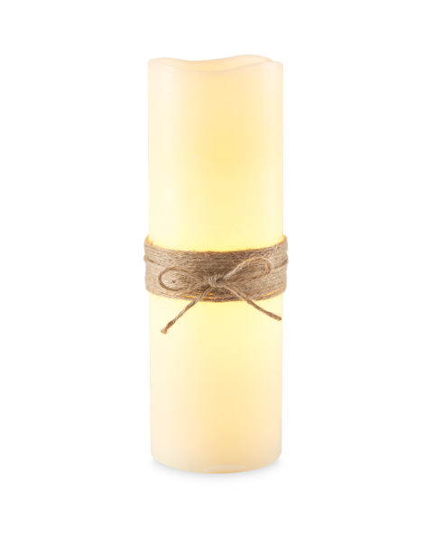 30cm LED Candle with Sisal