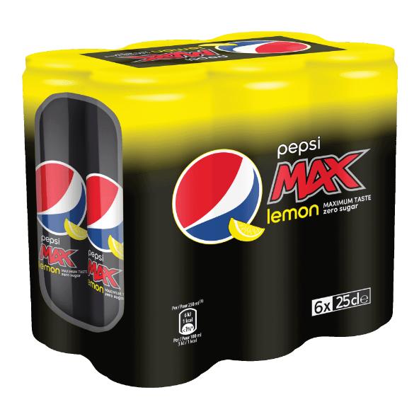 Pepsi Max Cool Lemon, 6 pcs