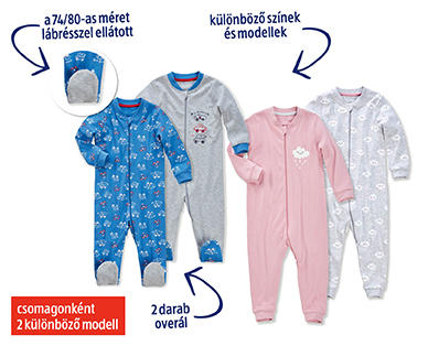 IMPIDIMPI Kisgyermek pizsama vagy overál bio pamuttal