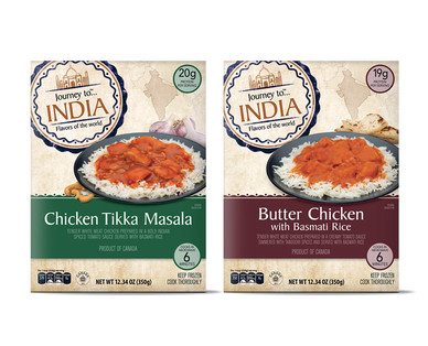 Journey to India Chicken Tikka Masala or Butter Chicken