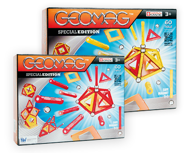 GEOMAG™ Magnet-Baukasten-Set, 60-teilig