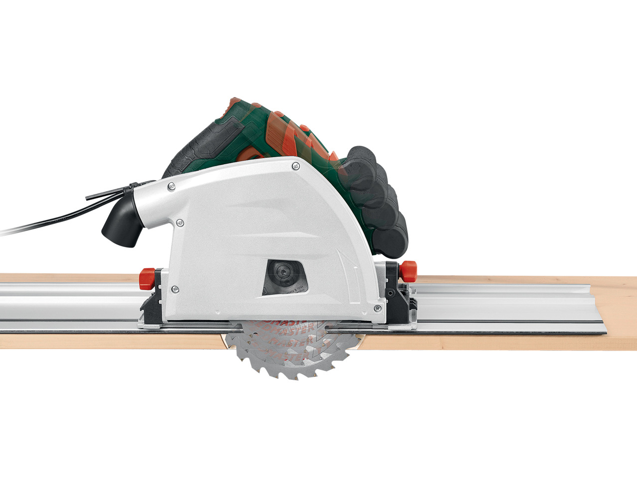 Parkside 1200W Plunge Saw with Guide Rail1
