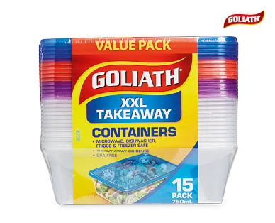 Takeaway Containers 15pk