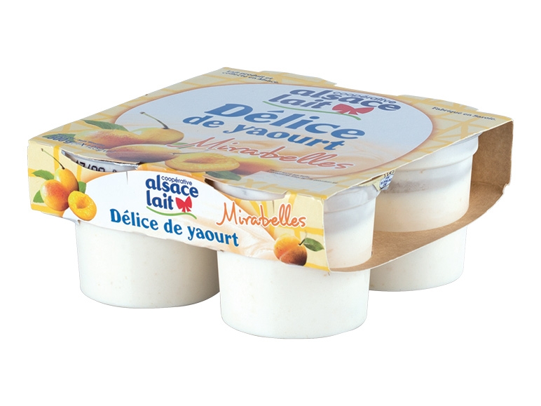Délice de yaourt aux mirabelles