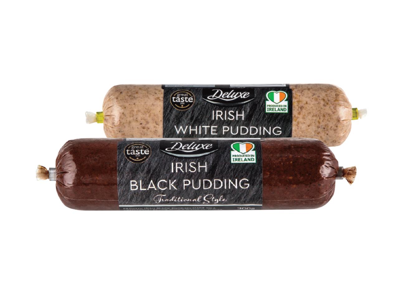 DELUXE Black/White Irish Pudding