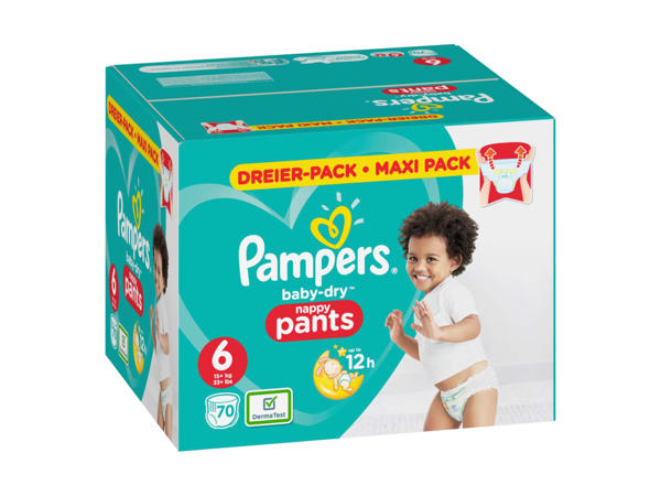 Couches Pampers baby-dry pants taille 6