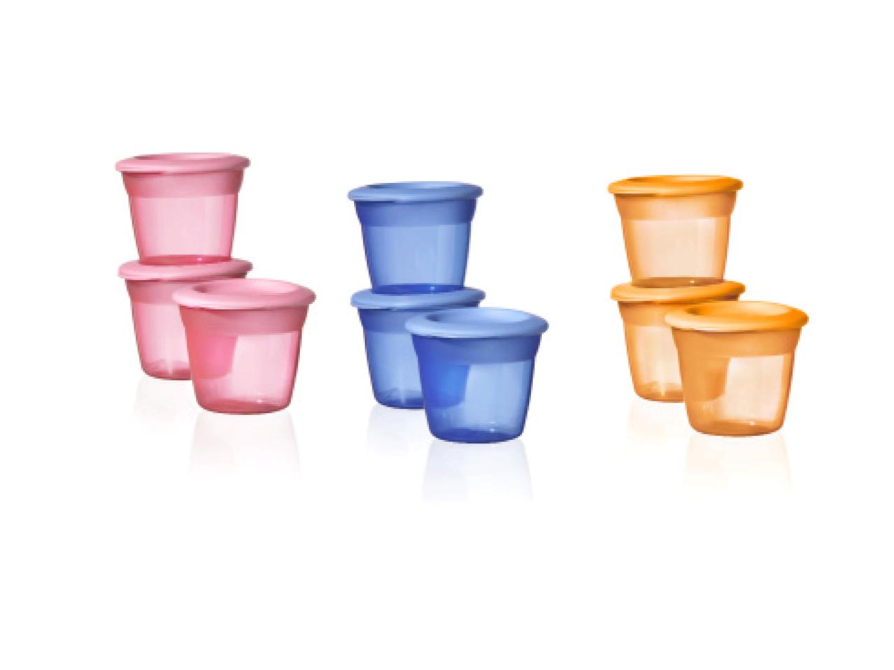TOMMEE TIPPEE Essentials Food Pots with Lids