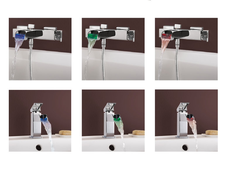 Miscelatore a LED per vasca/ per lavabo