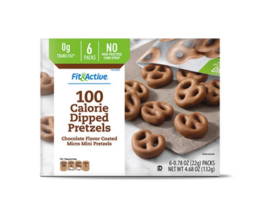 Fit & Active 100 Calorie Dipped Pretzel Packs