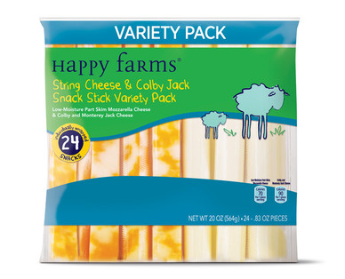 Happy Farms String Cheese and Snack Stick Variety Pack