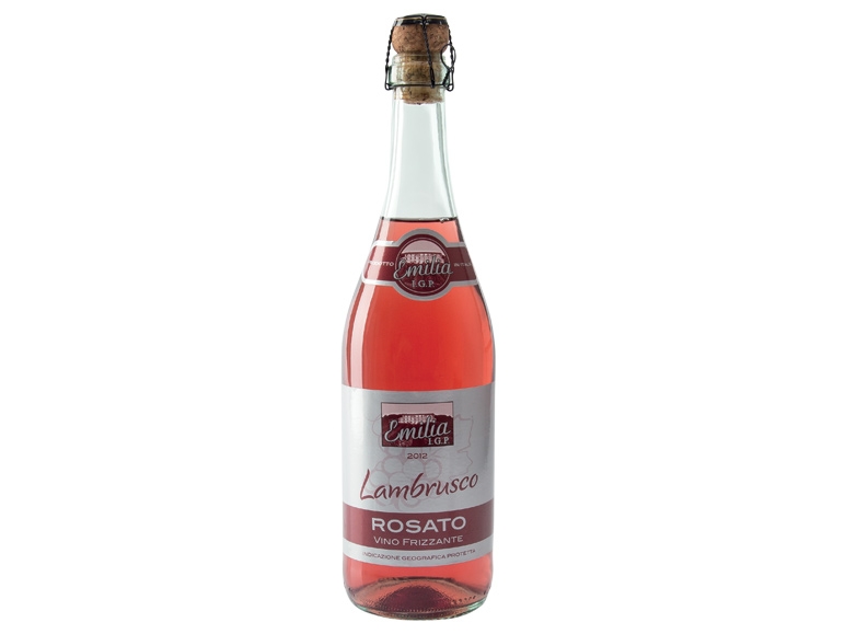 Vin pétillant Lambrusco dell'Emilia rosé 2012 IGP1