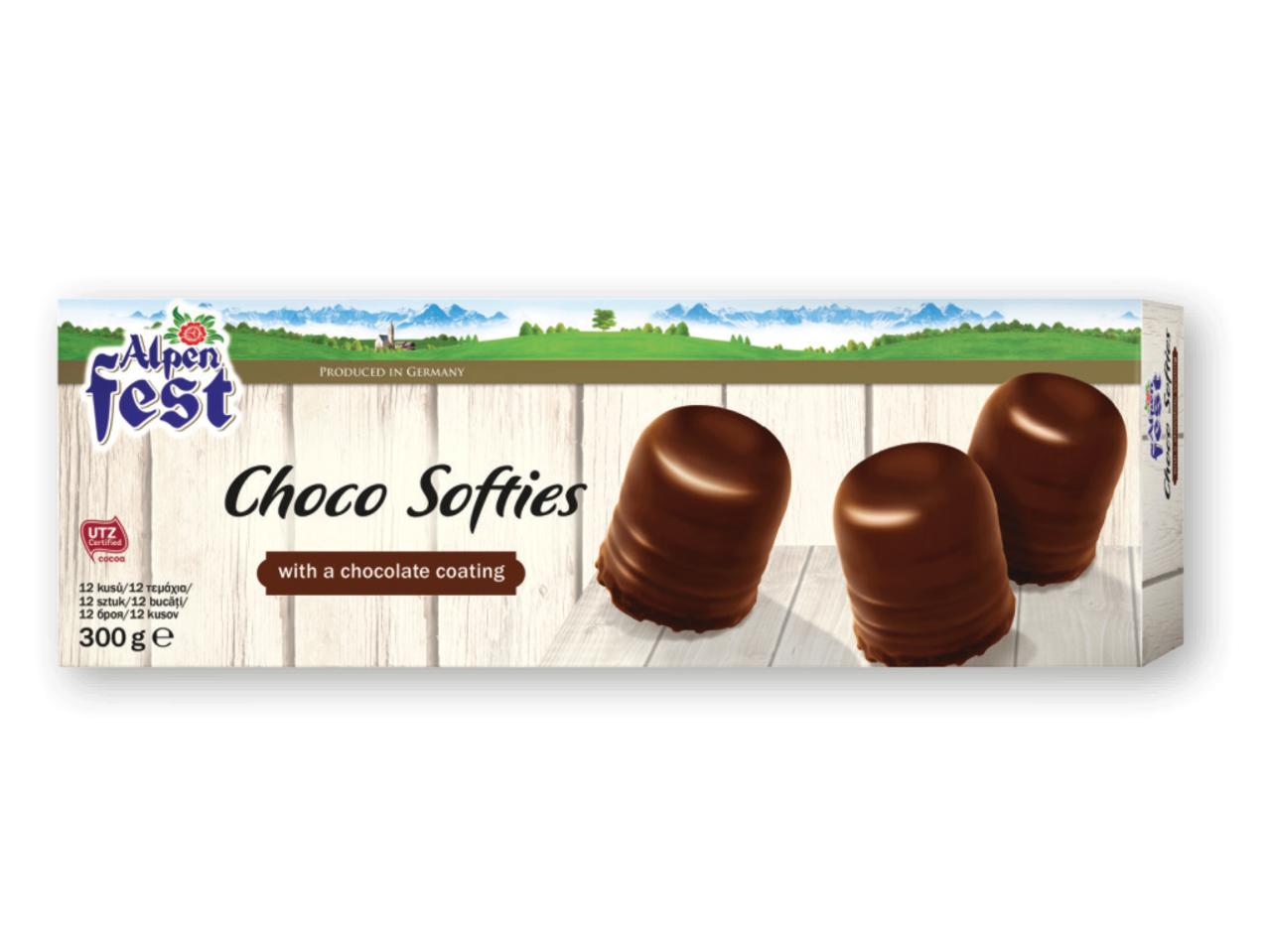ALPENFEST Choco Softies with Chocolate Coating