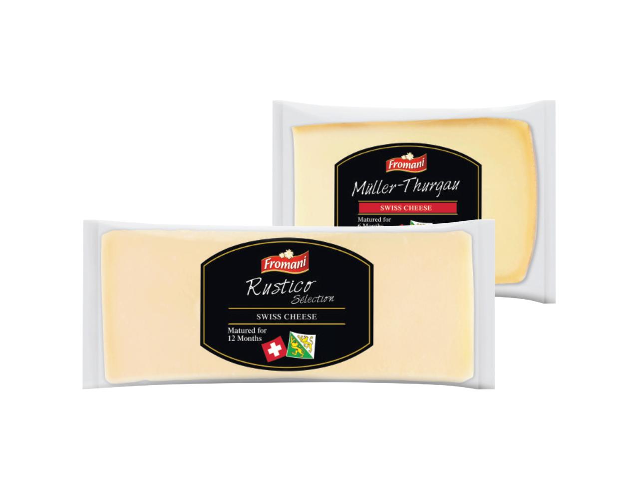 FROMANI Rustico/Müller-Thurgau Swiss Cheese