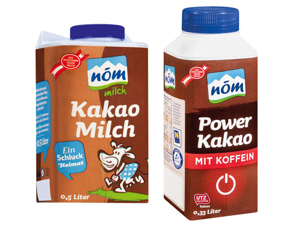 NÖM Kakao-Milch oder Power Kakao